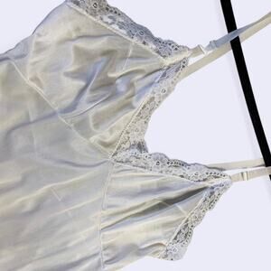Vintage slip nightgown white